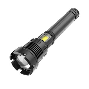 LED oppladbar taktisk laserlommelykt