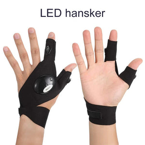 Lighty™ | LED-hansker med vanntette lys