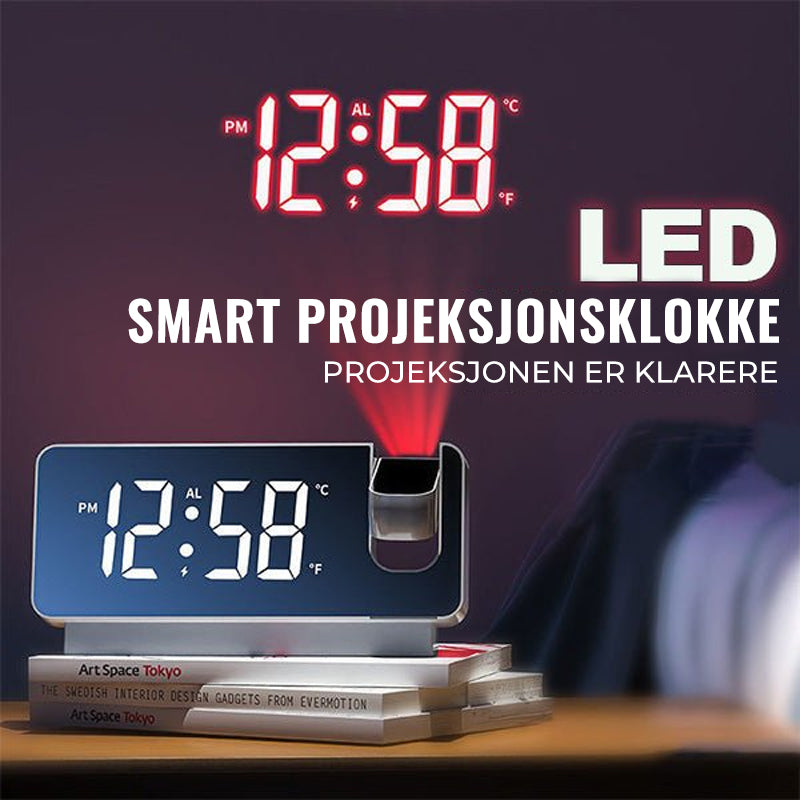 Qrystenor™ | Smart digital projeksjonsklokke