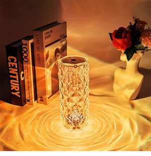 LED krystall bordlampe
