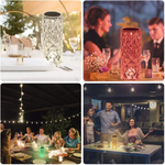 LED krystall bordlampe